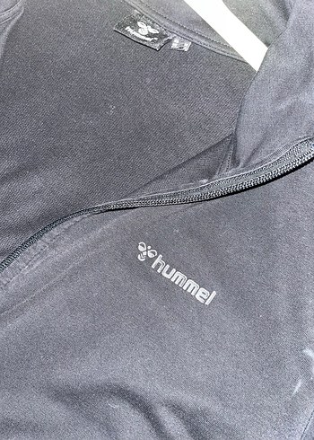 m Beden Siyah Fermuarlı unisex Spor Ceket hummel