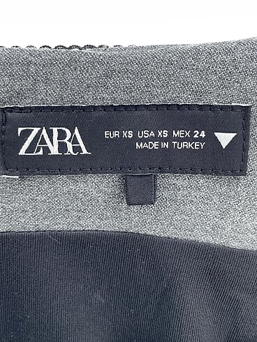 xs Beden gri Renk Zara Kısa Elbise %70 İndirimli.