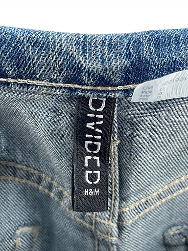 32 Beden mavi Renk H&M Midi Etek %70 İndirimli.