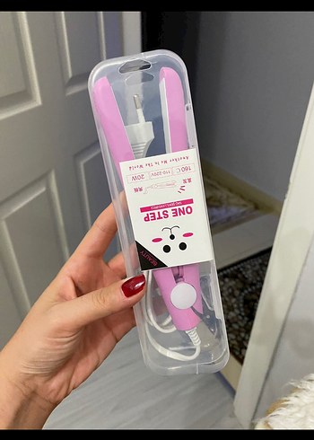 Pembe Mini Saç Düzleştirici