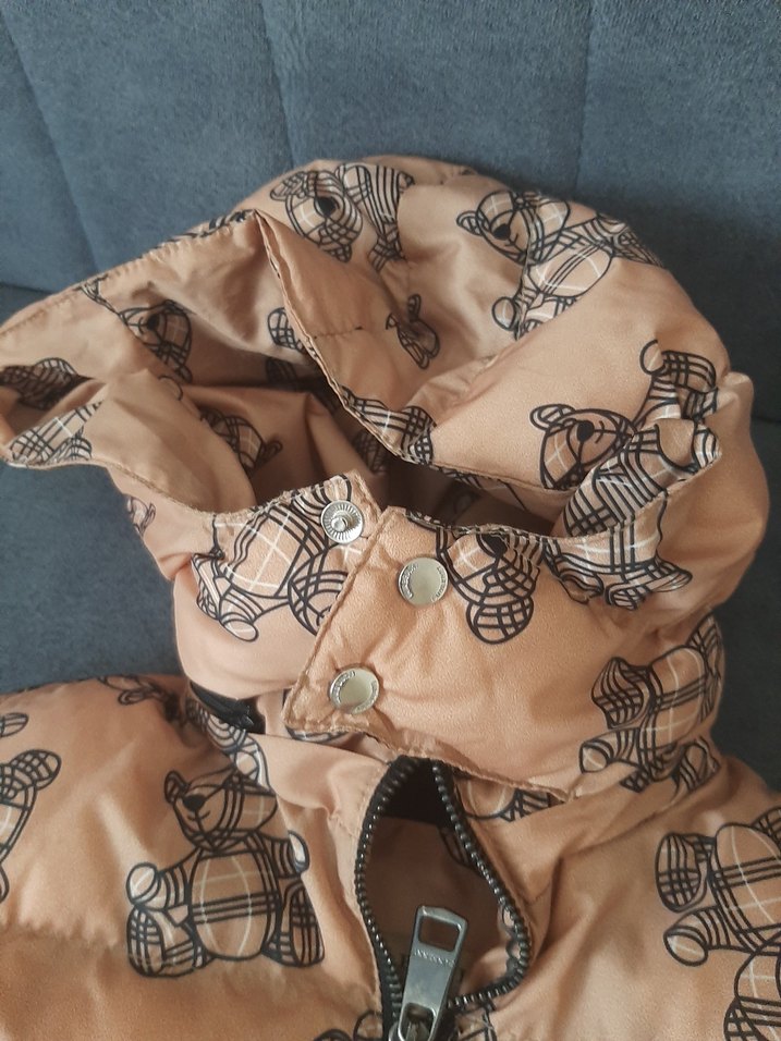 Kahverengi Erkek Çocuk Kapüşonlu Mont - Görsel 4