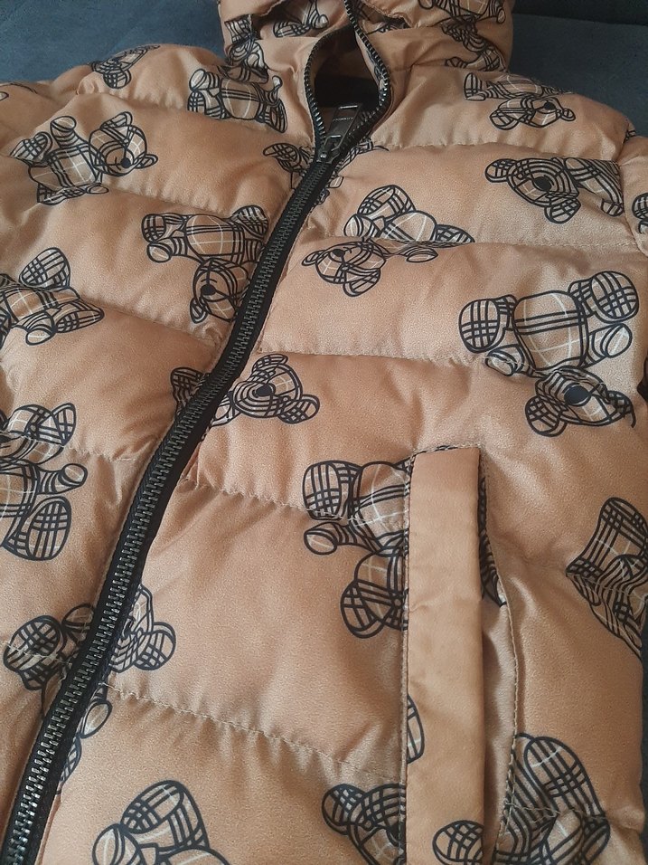 Kahverengi Erkek Çocuk Kapüşonlu Mont - Görsel 3