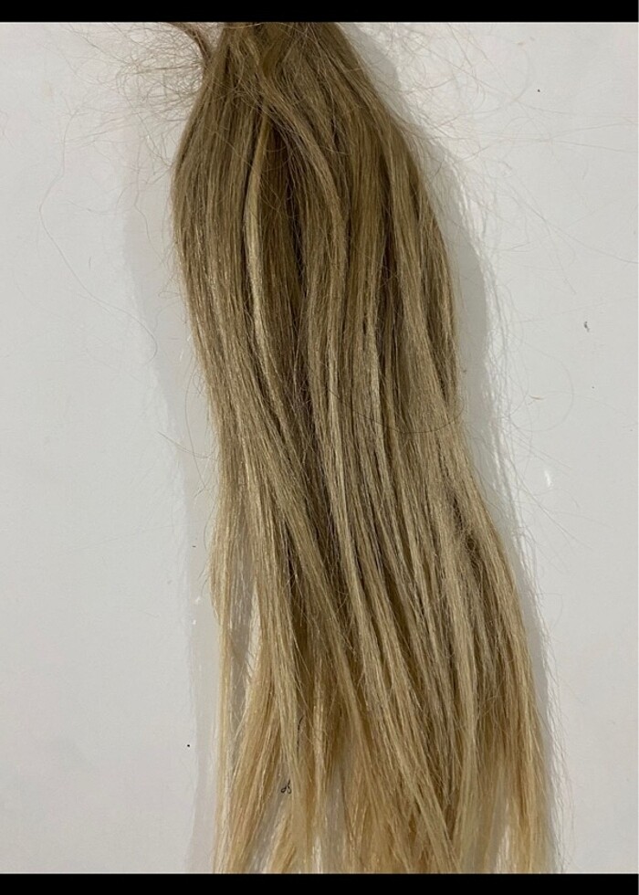 Özbek platin 165 adet gerçek saç - Görsel 4