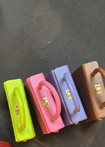 Parlak Yeşil Deri Kadın Çanta - Görsel 2