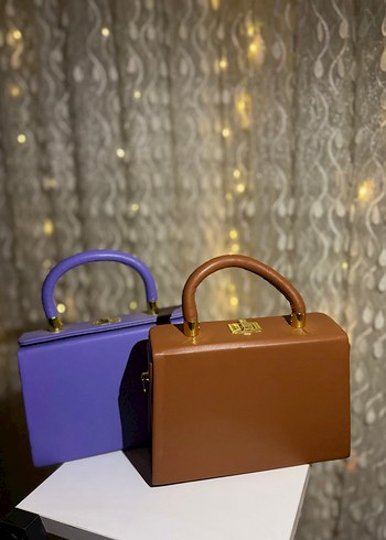 Kahve rengi el çantası askısı mevcuttur telefon cüzdan rahat - Görsel 2