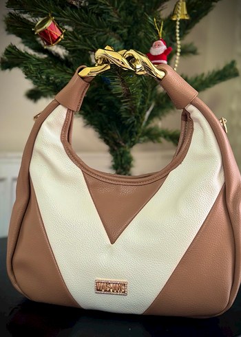 Bej Deri Kadın Çanta - Görsel 2