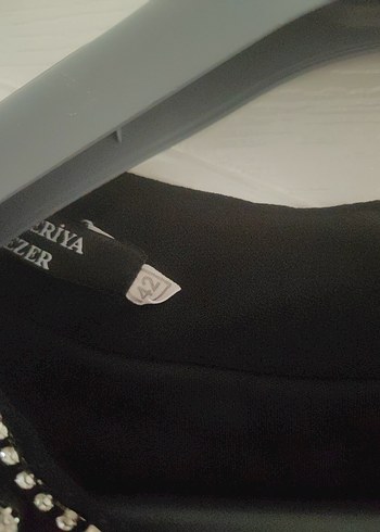 İş için Uzun Kollu İşlemeli Bej Kadın Takım - Görsel 5