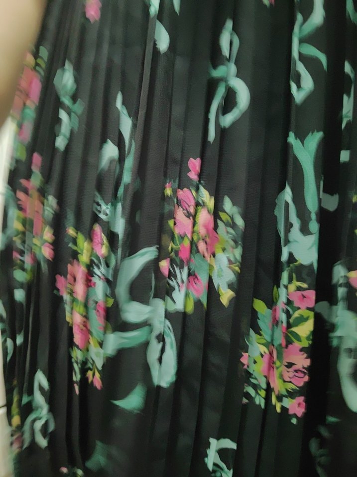 Bohem Çok Renkli Midi Elbise - Görsel 4