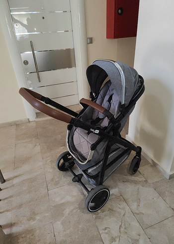 Gri Bebek Arabası Katlanabilir Model - Görsel 5