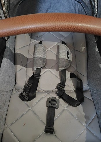 Gri Bebek Arabası Katlanabilir Model - Görsel 6