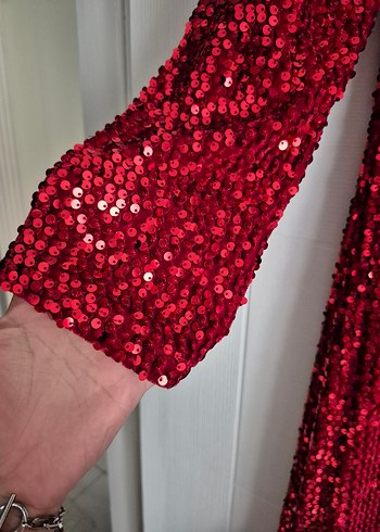 payetli elbise - Görsel 4