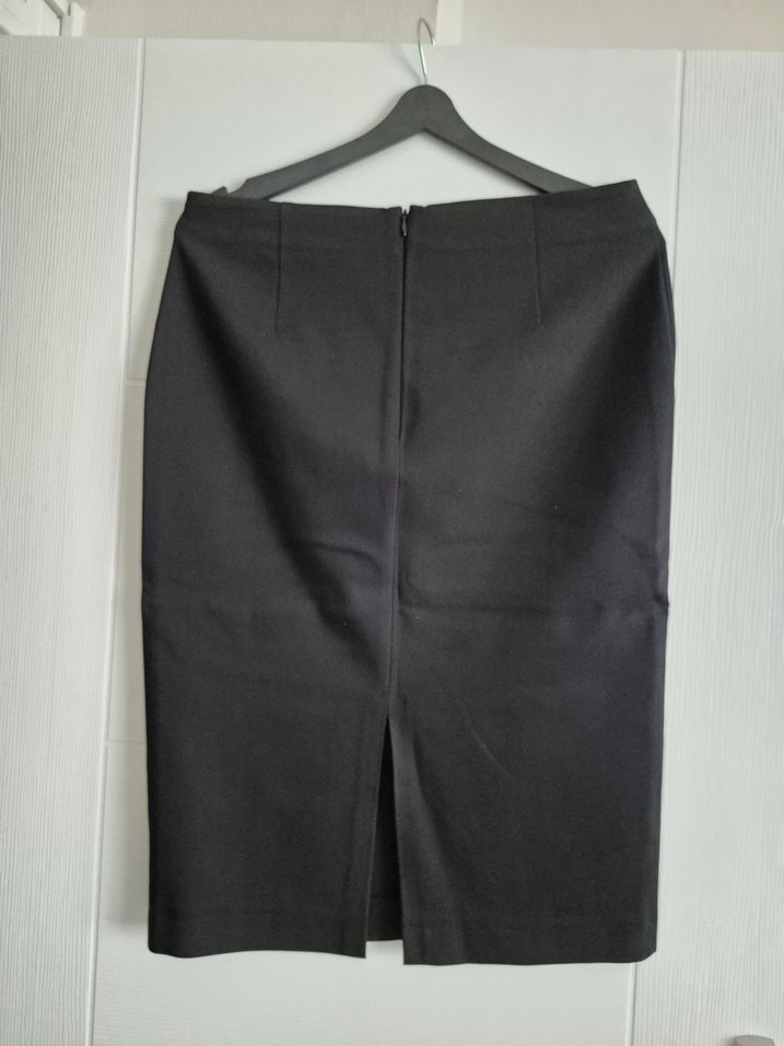 Kadın Siyah Midi Kalem Etek - Görsel 3