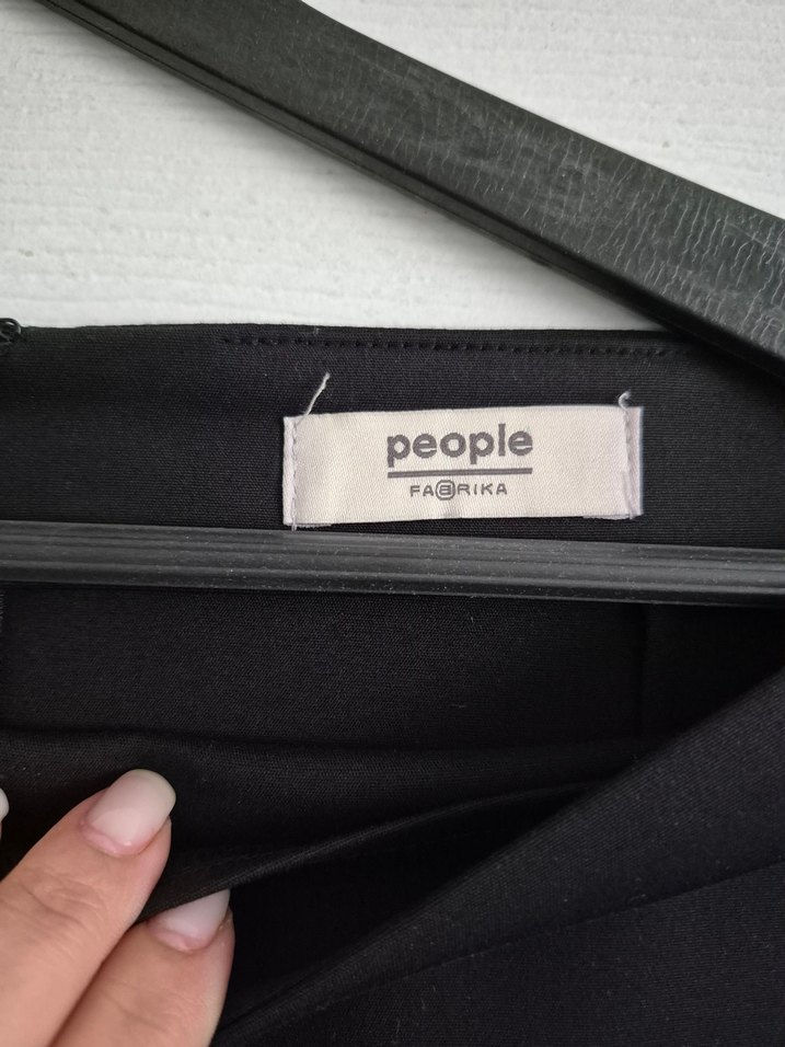 Kadın Siyah Midi Kalem Etek - Görsel 2