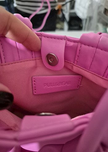 Pembe Fiyonklu Kadın Çanta - Görsel 3