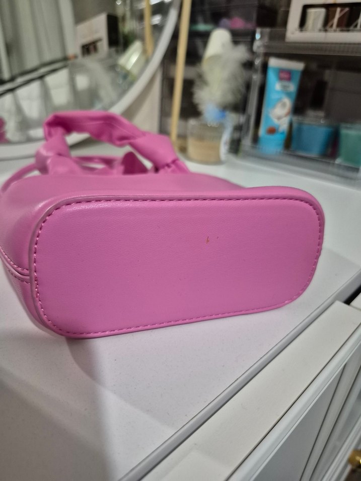 Pembe Fiyonklu Kadın Çanta - Görsel 4