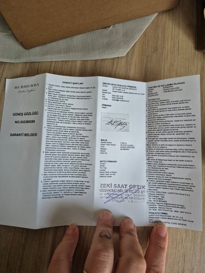 Burberry Kadın Güneş Gözlüğü - Görsel 5