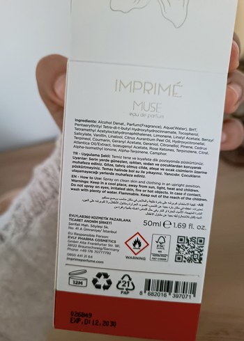 Imprime Muse Kadın Parfüm 50ml - Görsel 6