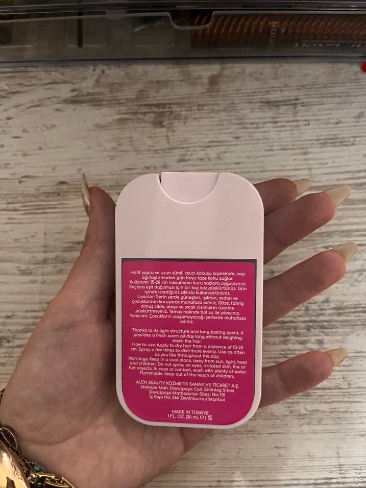 edenland GOLDEN MIST Saç Parfümü 30ml - Görsel 2