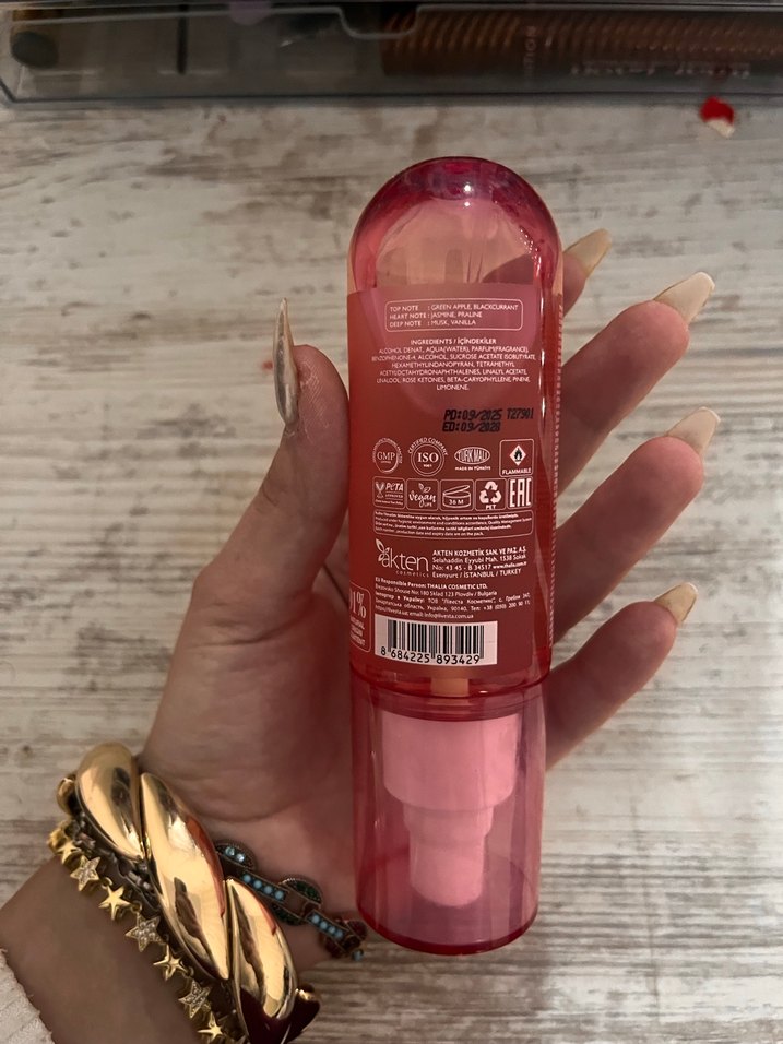 Thalia Sparkling Vanilla Saç ve Vücut Sprey Mist - Görsel 4