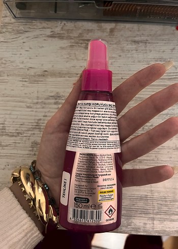 Isana Saç Spreyi 220°C Isı Koruma - Görsel 2