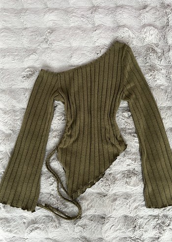 Sheinside omuz açık crop