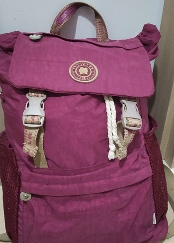 Bordo Renkli Bohem unisex Sırt Çantası