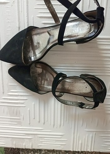 Diger Siyah Topuklu Kadın Ayakkabı