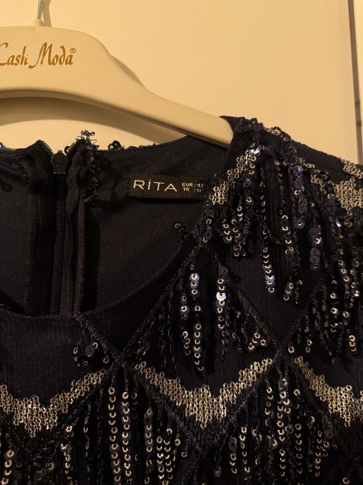 Uzun lavivert Gotik Kadın Abiye Elbise - Görsel 4