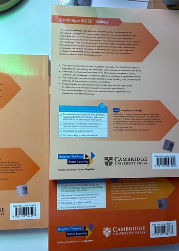 Cambridge IGCSE biology kitapları - Görsel 2