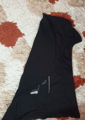 Diğer Diger Kız Siyah Nezuko Baskılı Tişört