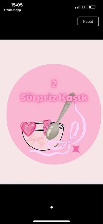 İki Sürpriz Kaşık