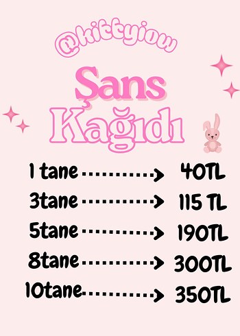 Accessorize Şans Kağıdı
