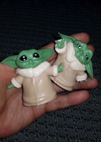  Beden Yeşil Bebek Yoda Aksiyon Figürleri Seti