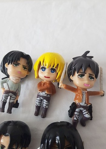  Beden Renk anime figür seti titan 7cm.