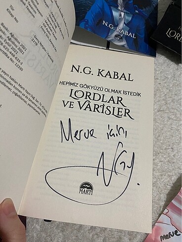  lordlar ve varisler n.g kabal