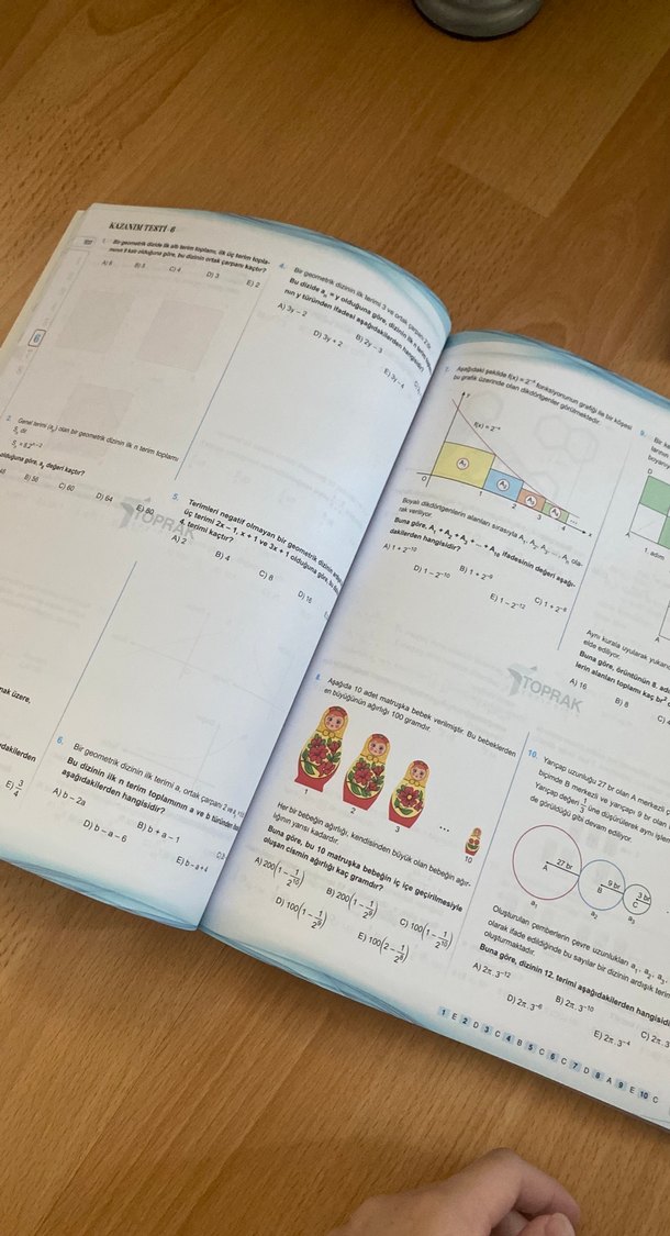 AYT Matematik Soru Bankası - Toprak Yayıncılık - Görsel 3