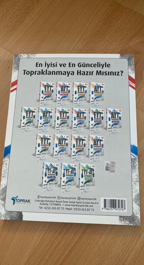 AYT Matematik Soru Bankası - Toprak Yayıncılık - Görsel 2