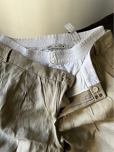 l Beden Zara Bel Detaylı Pantolon