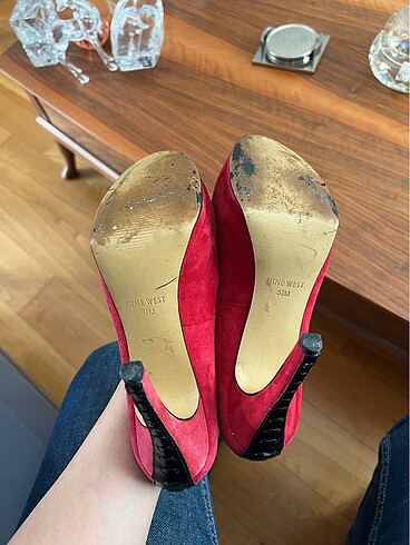 35,5 Beden pembe Renk Fuşya Nine West Platform Topuklu
