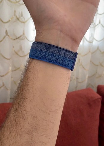 Lacivert nike apple watch kordon 38mm 44mm - Görsel 4