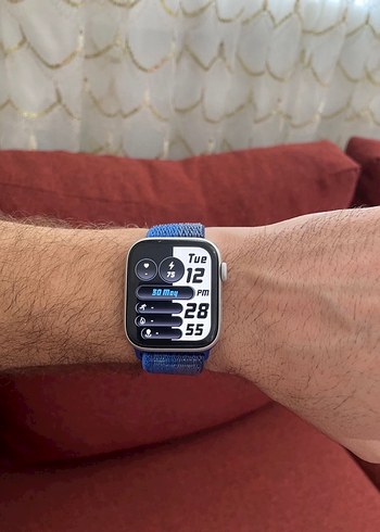 Lacivert nike apple watch kordon 38mm 44mm - Görsel 3