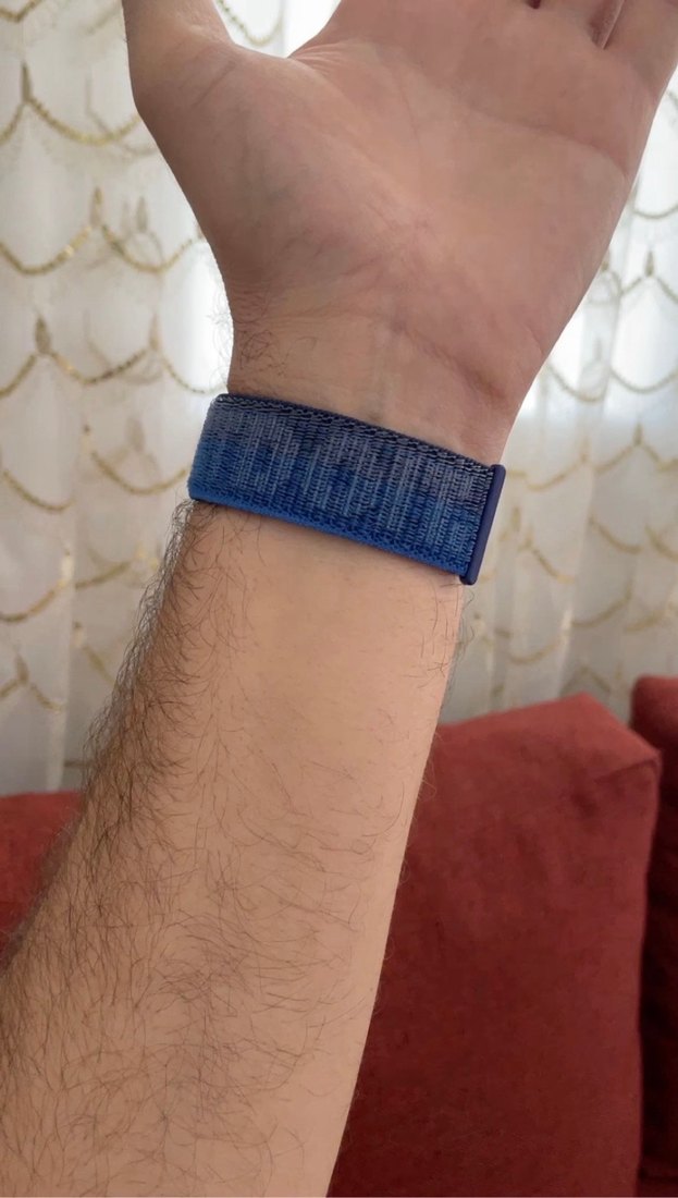 Lacivert nike apple watch kordon 38mm 44mm - Görsel 4