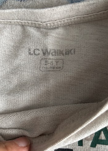 Gri Erkek Sweatshirt, Baskılı, Uzun Kollu - Görsel 2