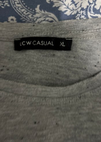 Gri Dantel Detaylı Hamile Uzun Kollu Tişört - Görsel 2