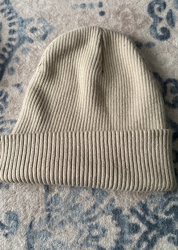 Gri Kadın Örgü Yün Bere - Görsel 2