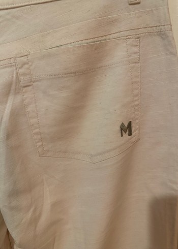 Kırık beyaz keten kapri - Görsel 6