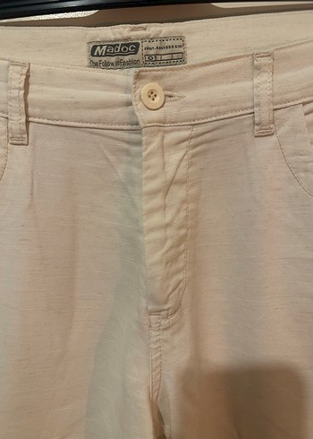 Kırık beyaz keten kapri - Görsel 2