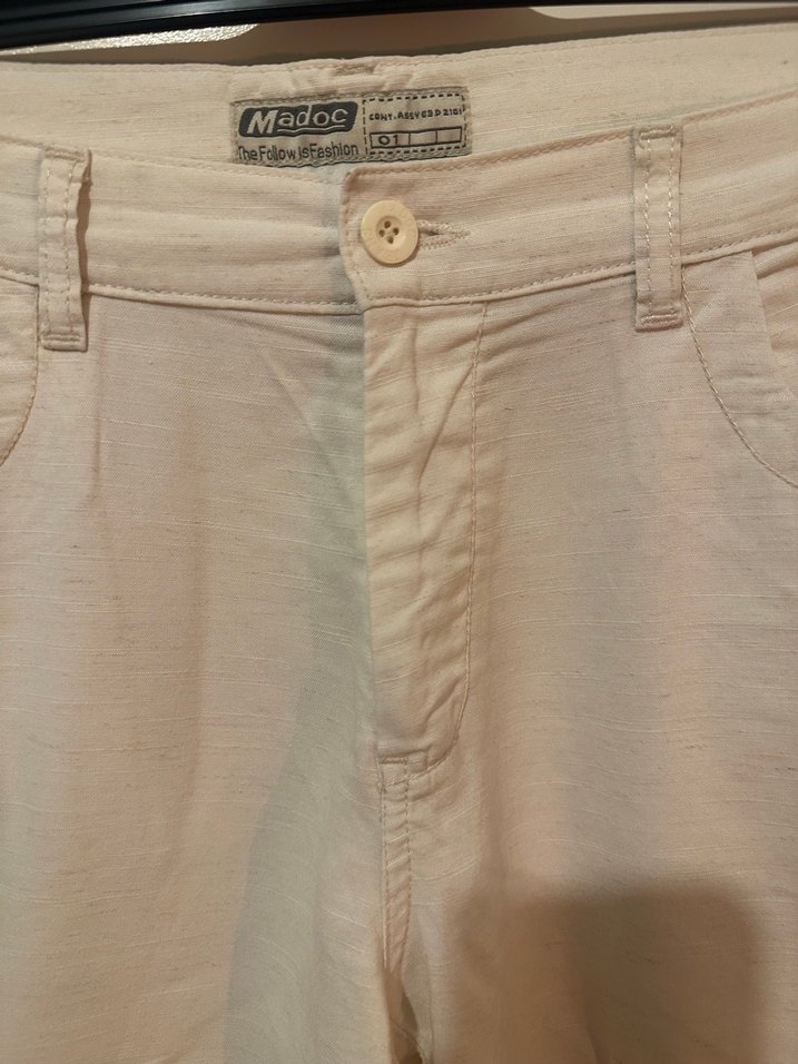 Kırık beyaz keten kapri - Görsel 2