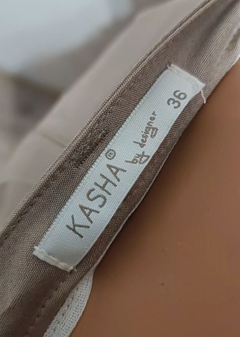Bej Regular Fit Kumaş Kadın Pantolon - Görsel 5