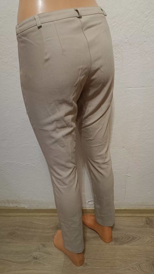 Bej Regular Fit Kumaş Kadın Pantolon - Görsel 4